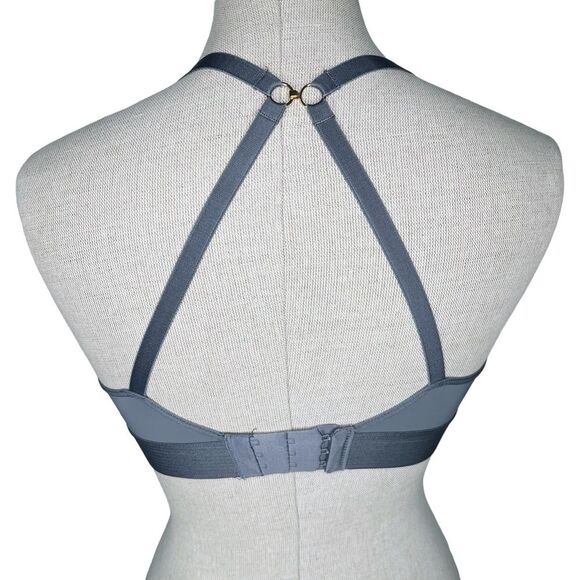 LIVELY The Spacer T-Shirt Bra sz 34C Set of TWO * Gray Black Wireless No Wire - Picture 5 of 15